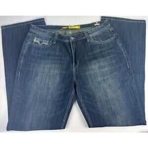 Rock & Roll Denim Cannon Loose Bootcut Leg Jeans Medium Wash 42x38 Medium Wash